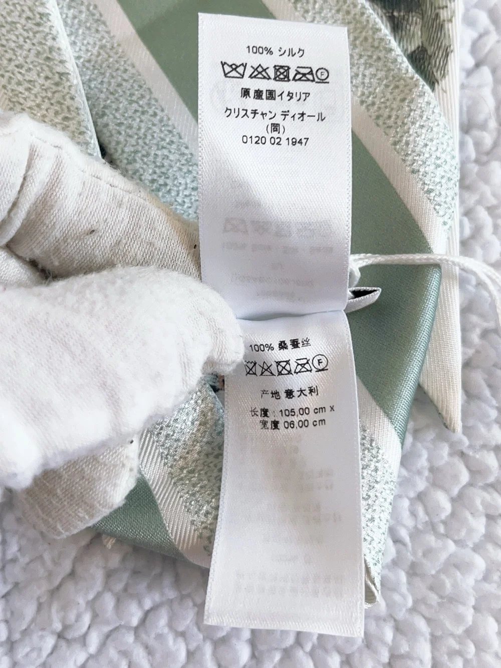 Dior Jardin D’hiver Mitzah Silk Scarf